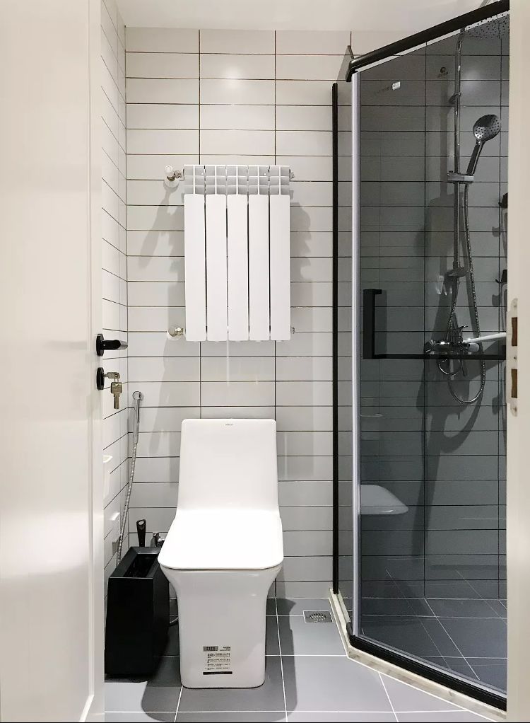 隔而不断的屏风设计,30公分的屏风