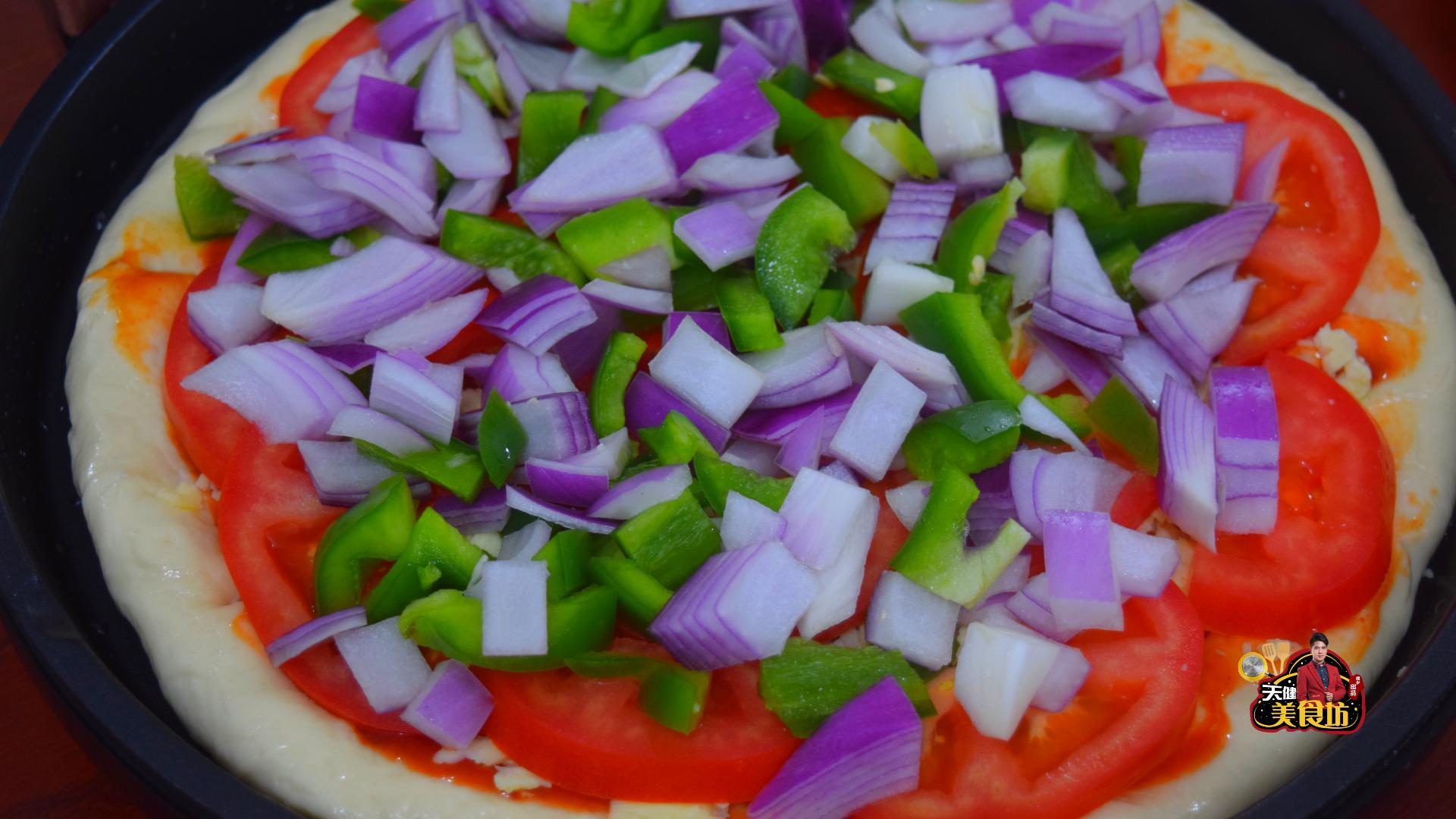 想吃披萨不用去外面买了,做披萨学会这个配方就够了不用烤