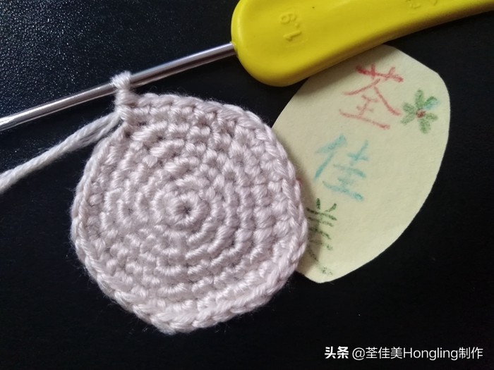 马蹄莲花的钩织教程,马蹄莲宽叶子的钩织教程