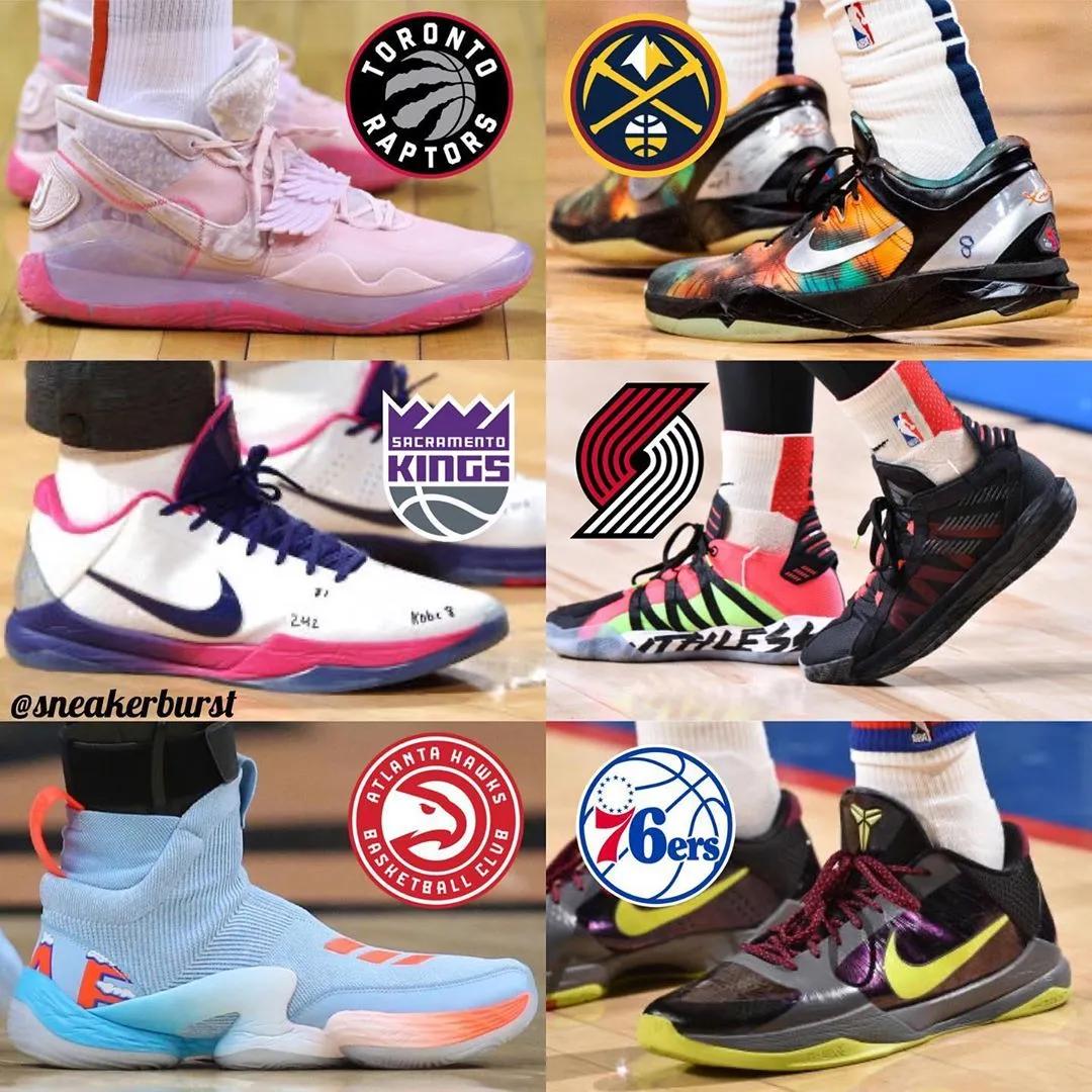 nba球星球鞋每日上脚adidas,今日nba球星上脚球鞋一览2019