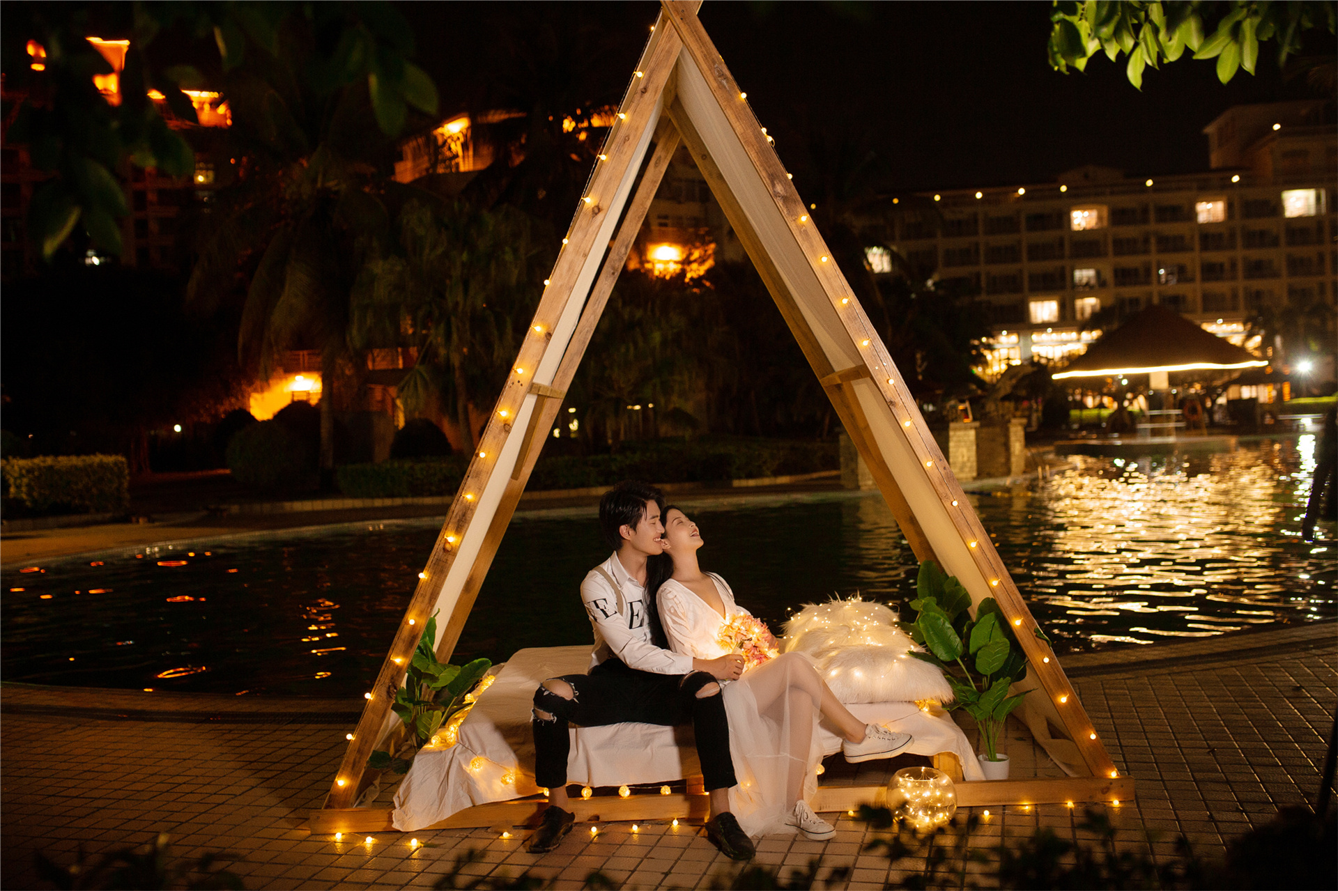 三亚旅拍婚纱照星悦旅拍,三亚旅拍婚纱照景点推荐图片