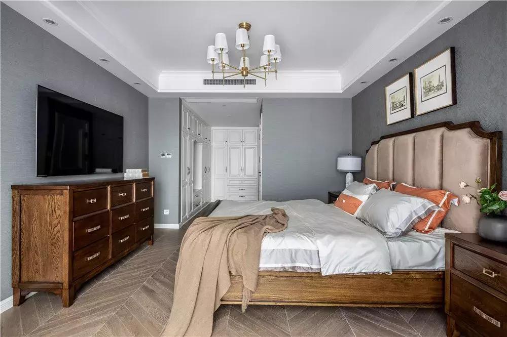 次卧复古衣帽间装修效果图,美式衣帽间装修效果图大全集