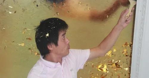 金箔纸的施工方法,手工金箔施工方法