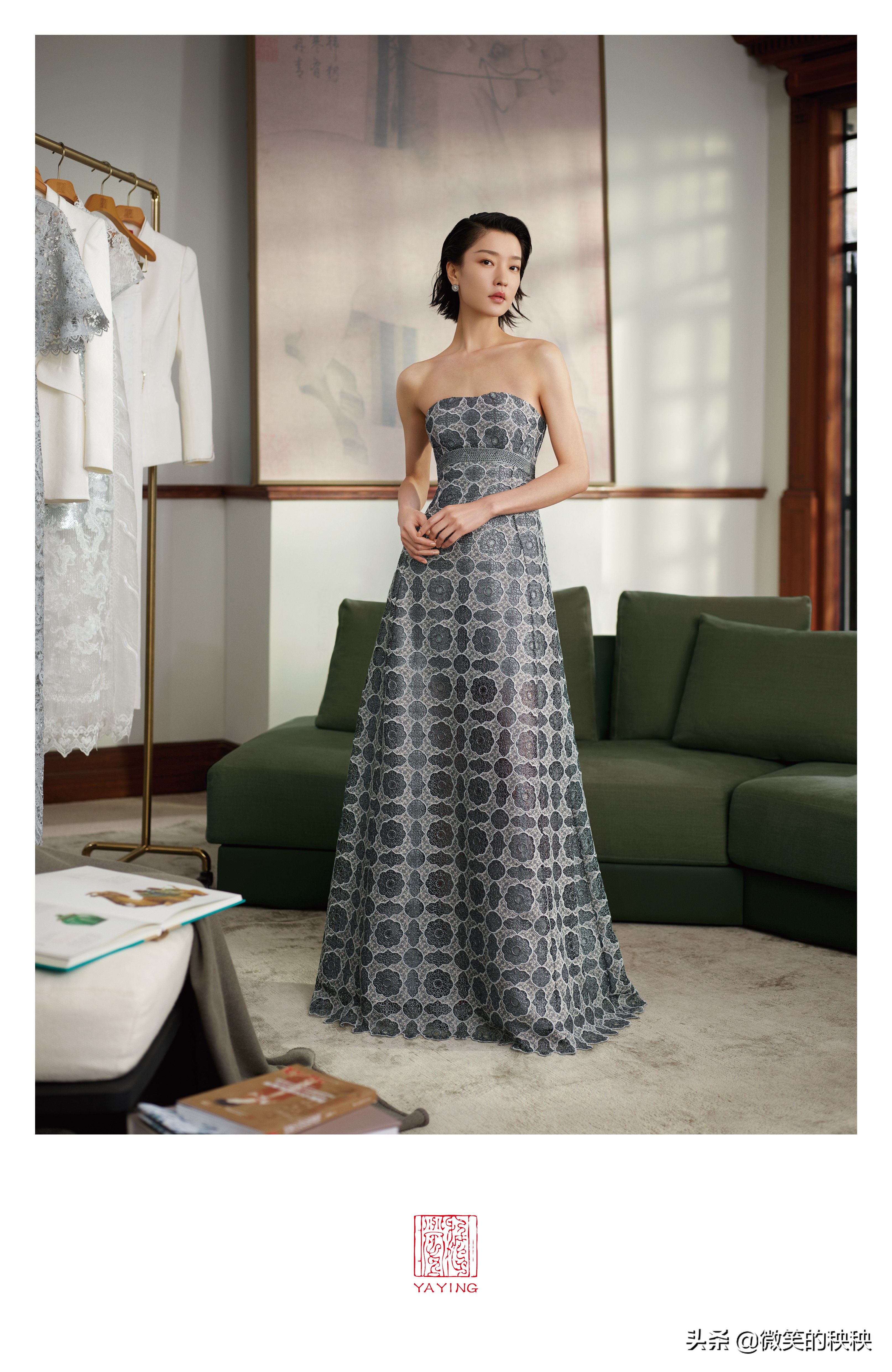 每一个优雅女性都该拥有一件的雅莹私定礼服，满满的东方华韵