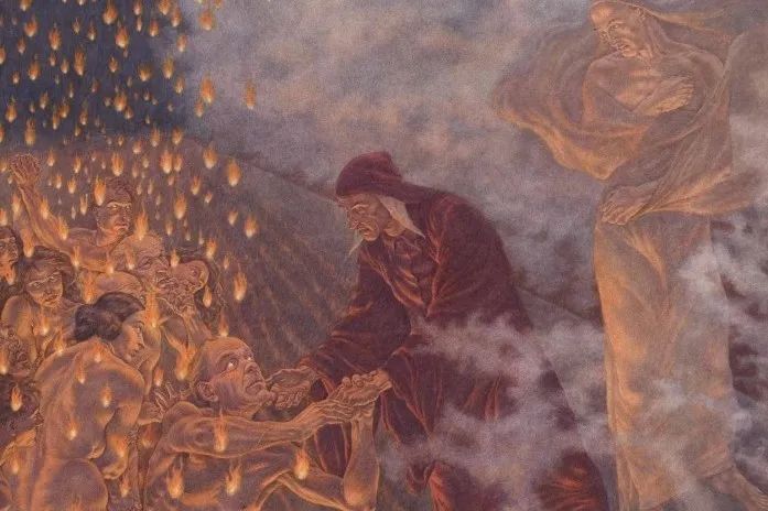 但丁的小舟流派,但丁流放时期