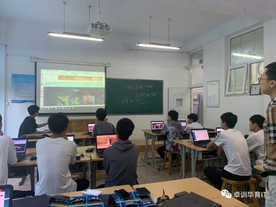 「金秋收获季」卓训华育IT学生网站汇报展示