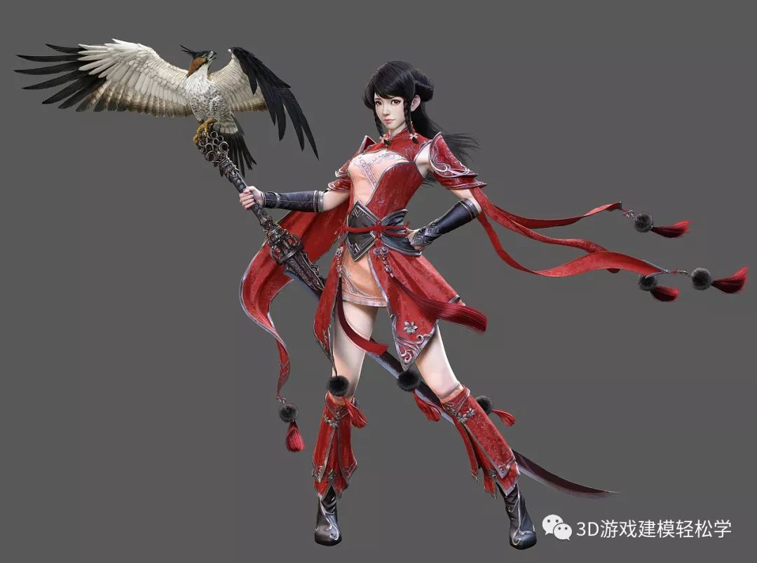 3d游戏最好看的建模,游戏人物3d建模