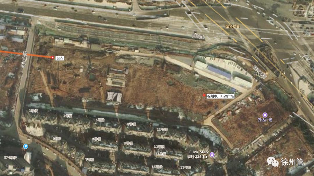 徐州中川万达广场预计明年底开业，将和荣盛未来广场正面PK