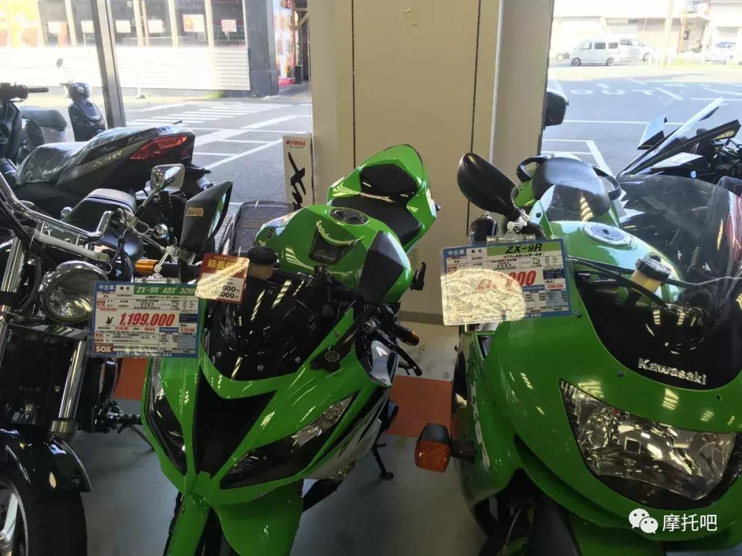 日本摩托车二手专卖,闲逛日本二手摩托车市场