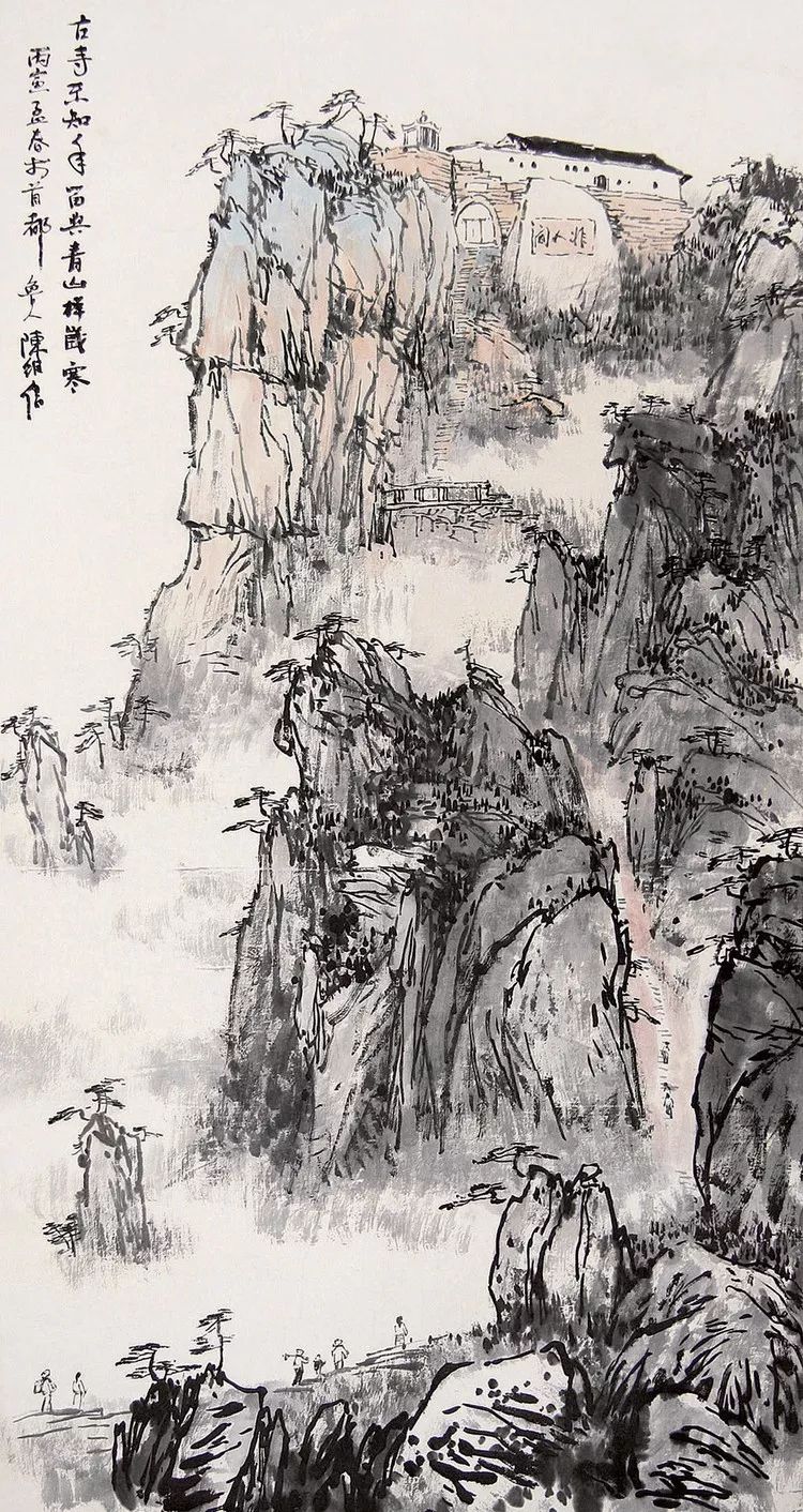 陈良宗山水画作品欣赏,陈家振山水画作品欣赏