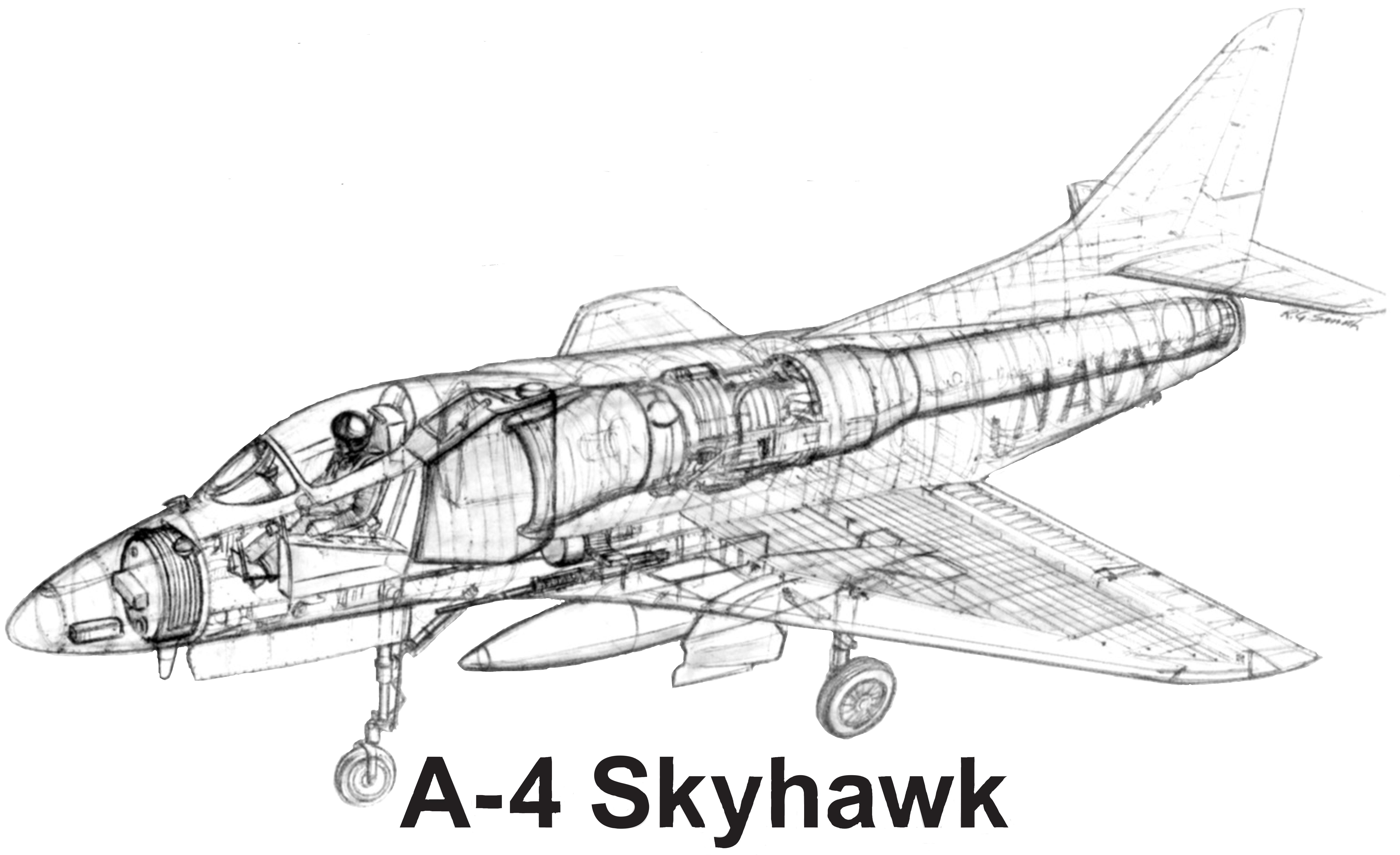 久负盛名——DouglasA4D/A-4Skyhawk“天鹰”