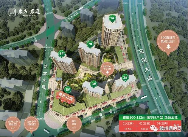 赣州中学旁边的楼盘有哪些,赣州六中附近楼盘买哪个好