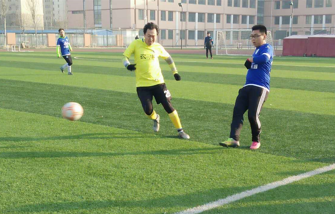 我市八人制足球联赛完美收官,武清九球比赛