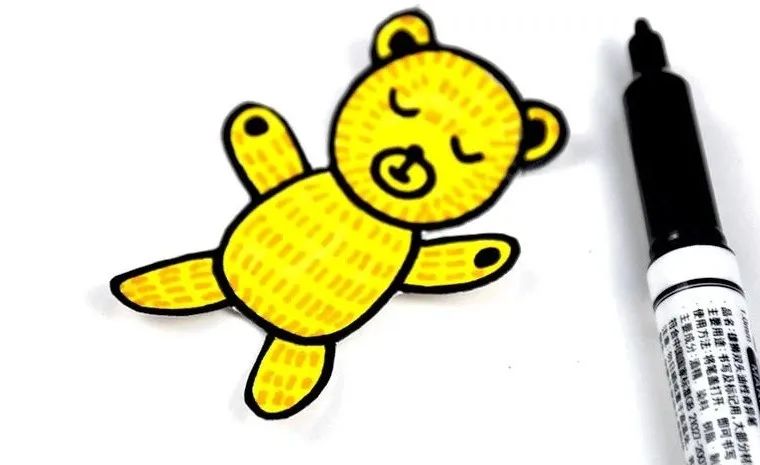 蘑菇房子儿童画教程,创意儿童画教程