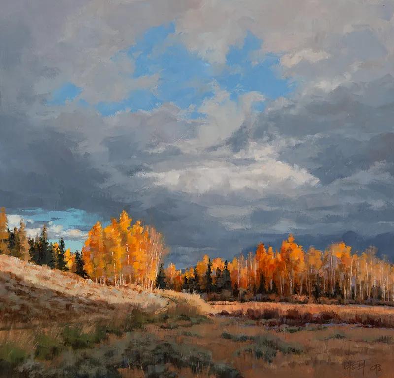 绝美风景油画教程,最灵动的风景油画