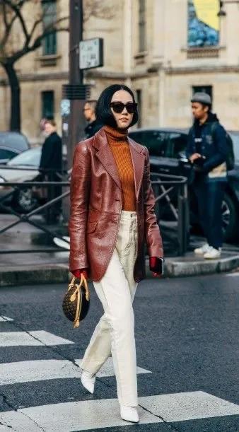 皮西装现在还有人穿吗,皮西装最新款