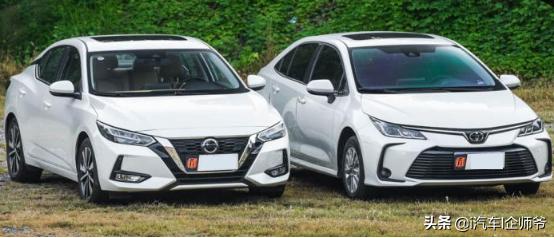 日产轩逸和卡罗拉哪个更值得购买,卡罗拉1.2t精英版比轩逸经典豪华