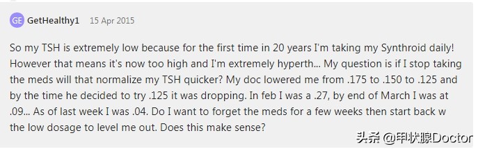 增加优甲乐剂量tsh反而高了,tsh正常了要不要吃优甲乐