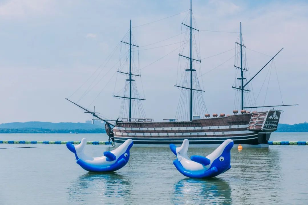 在海沙里打滚,东湖内藏着武汉“小巴厘”