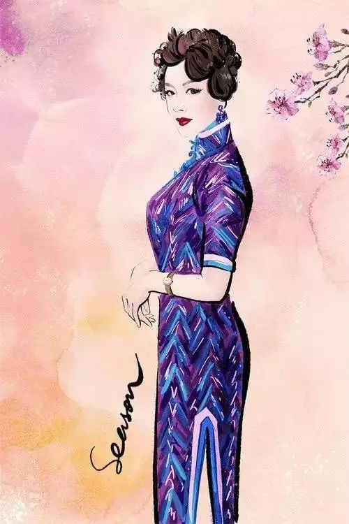 精美水墨插画,那些浪漫的水墨画插画