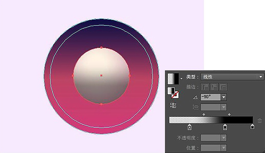 ai绘制梦幻星球,ai教程制作几何图