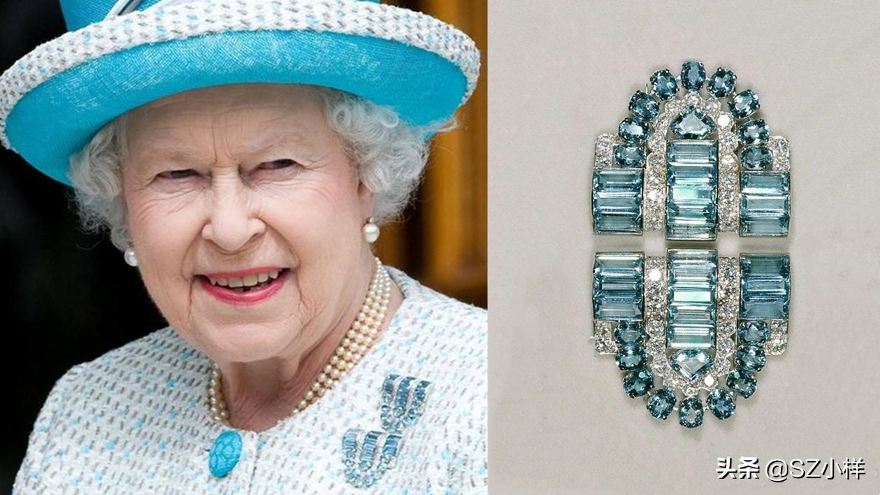 英国女王多奢侈,英国女王佩戴珠宝来源图