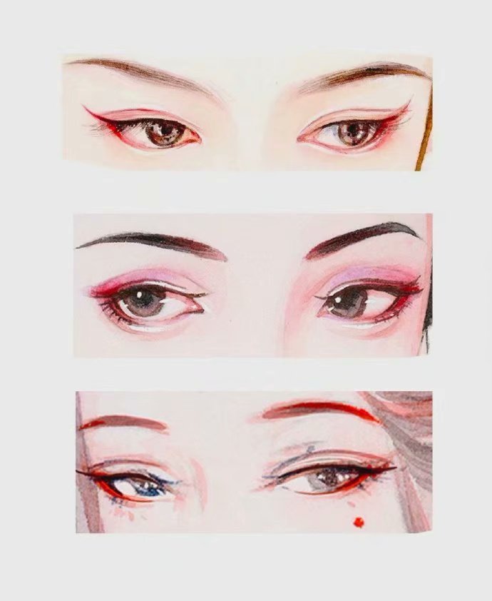 一组古风眼眸，可以借签参考