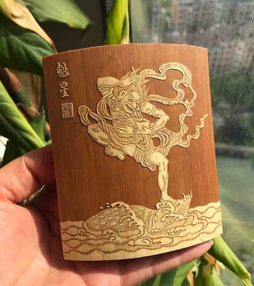 各种各样的青竹雕,新手易上手的竹雕