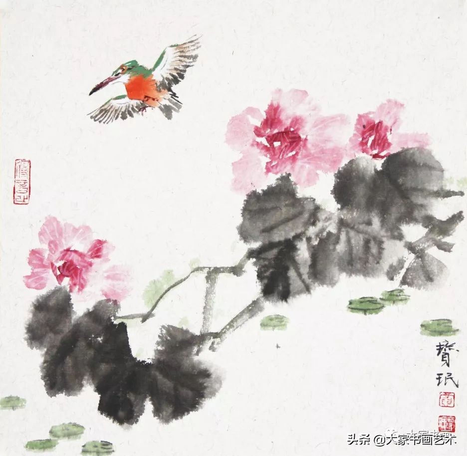 贾宝珉写意花鸟画谱山石篇,贾宝珉花鸟画稿精选图文