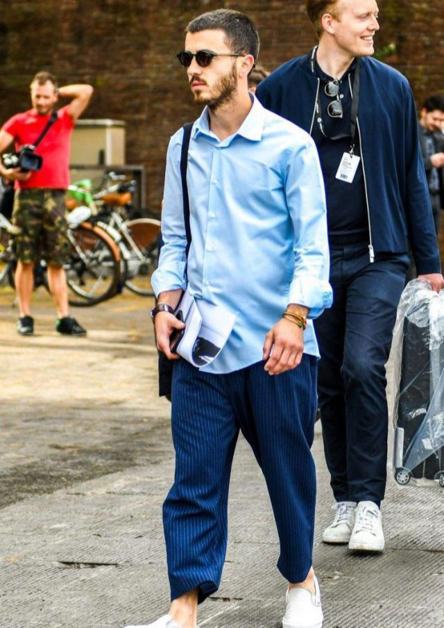 年轻好看的男士衬衫都有什么款,拉弗洛蓝男士衬衫