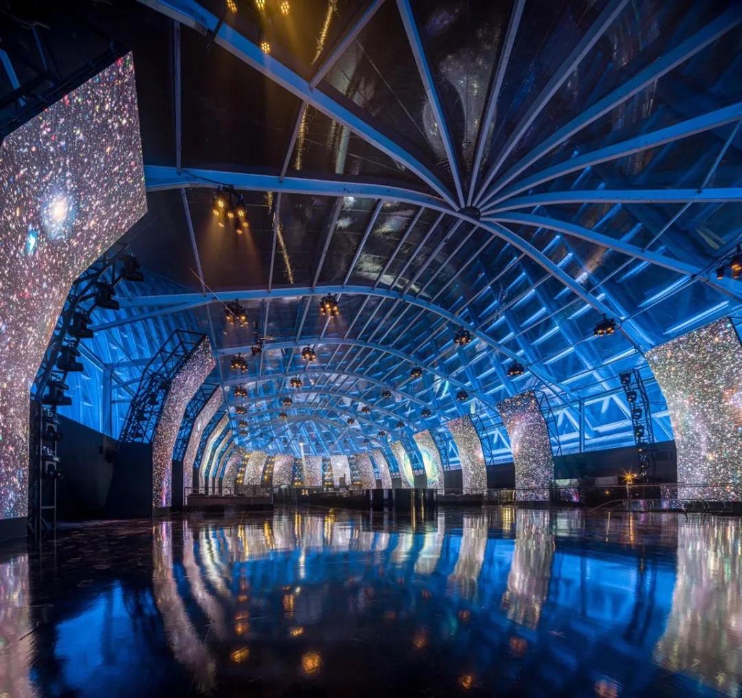 dior杨颖星空裙,dior星空大秀