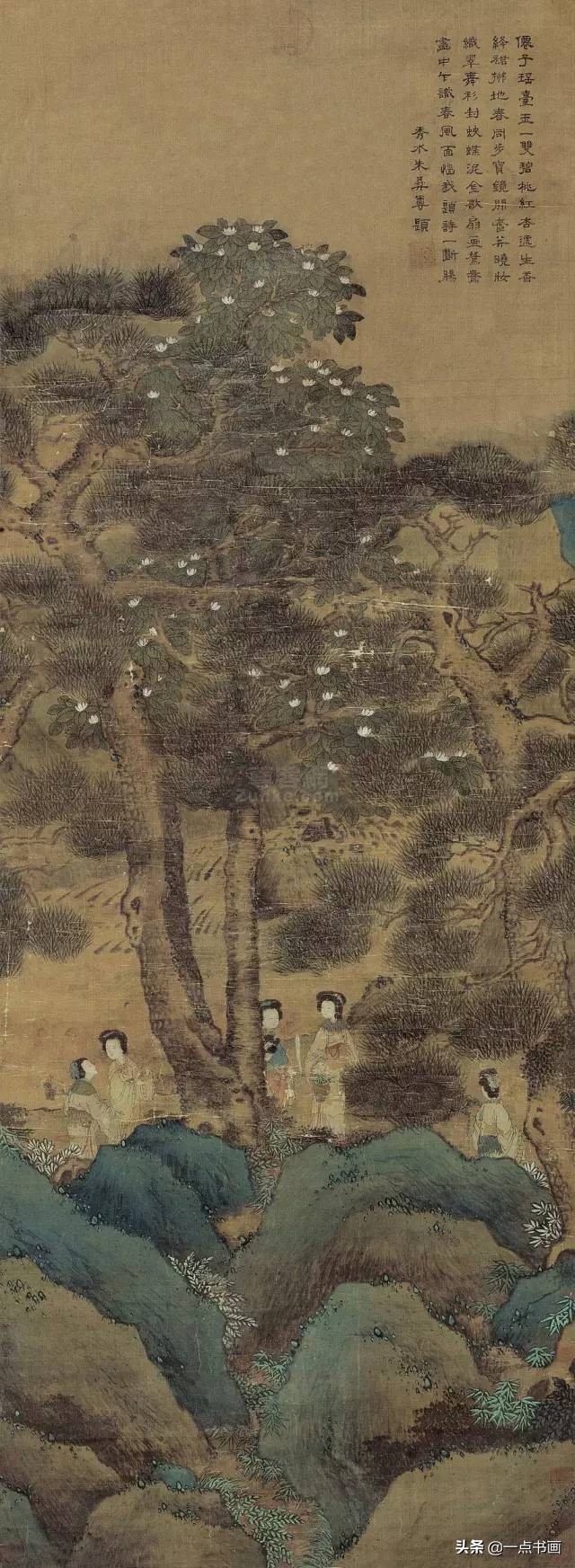 明仇英拍卖60亿的作品,明仇英桃源仙境图临摹