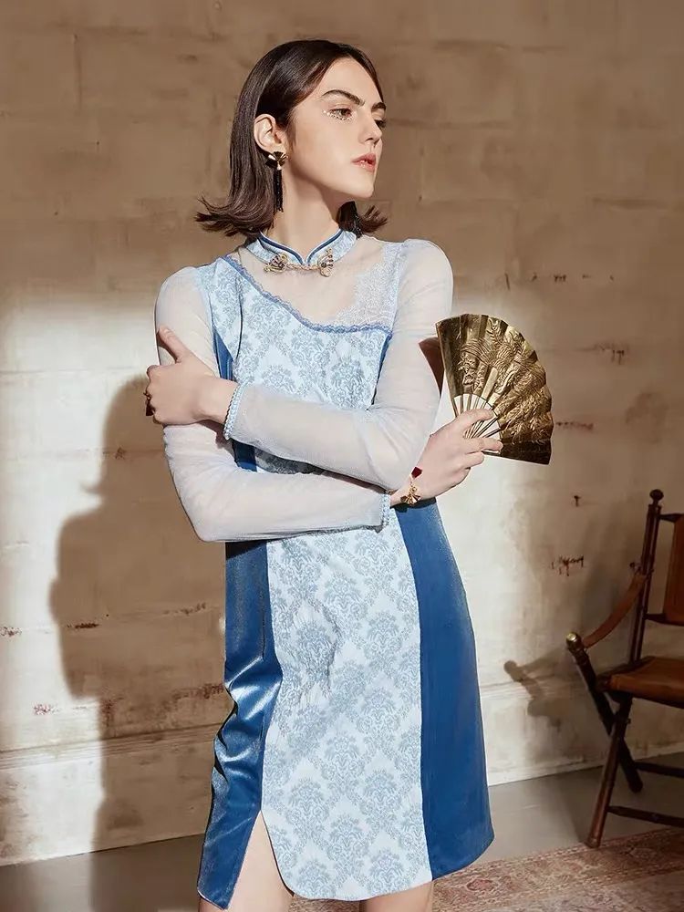 明星都穿的旗袍,中外女明星穿旗袍