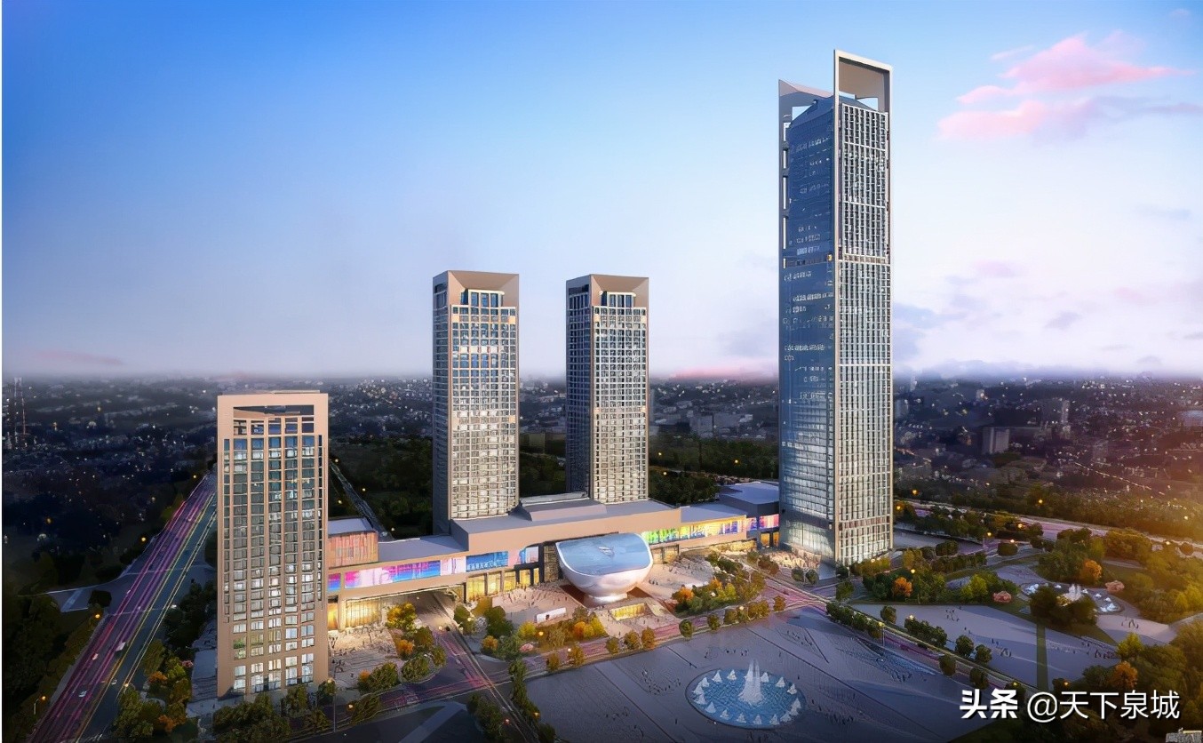 济南中弘广场318开建,济南中弘广场318效果图