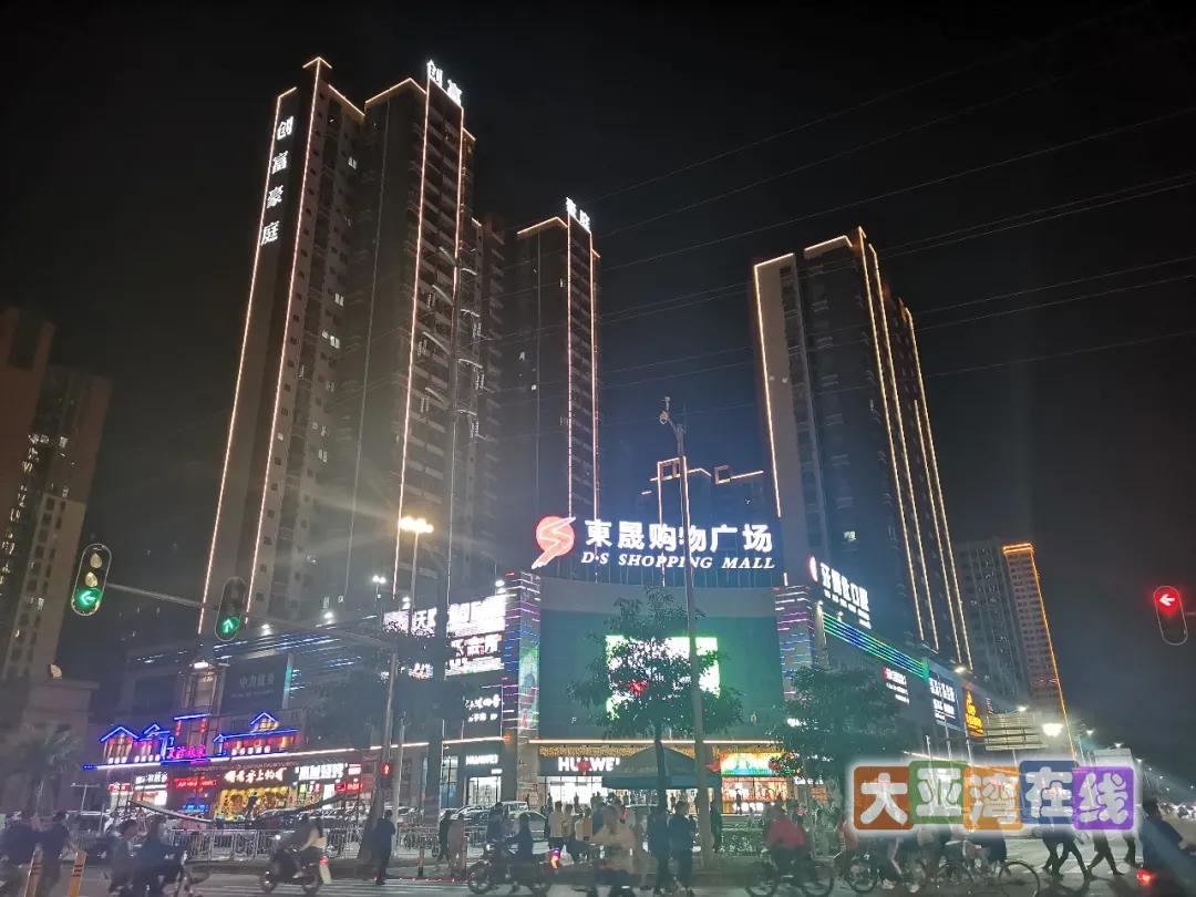 大亚湾西区亮灯率,大亚湾石化区晚上亮灯