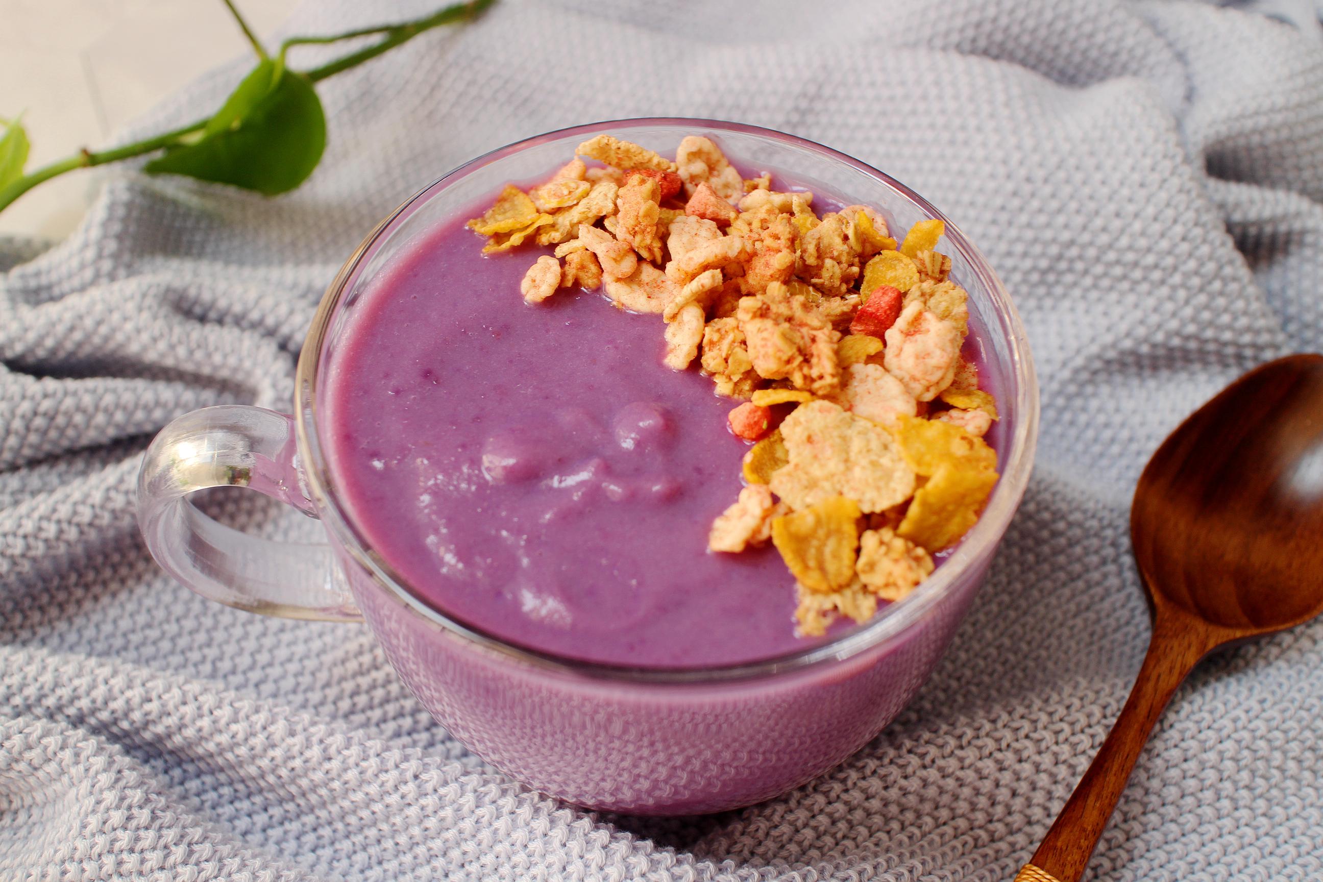 紫薯牛奶糊减肥,减肥可以吃紫薯米糊吗