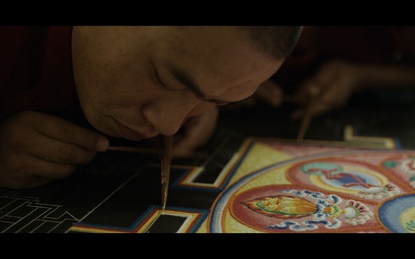 绝对震撼的沙画表演,沙画震撼人心