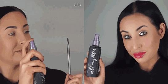 三种懒人定妆法从此脱妆是路人,定妆喷雾怎么使用流汗不脱妆