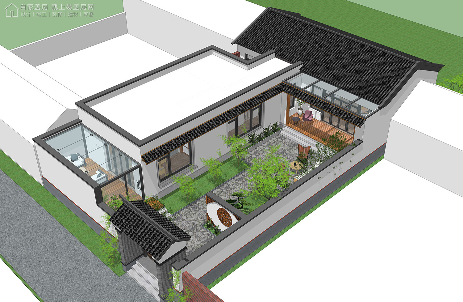 10000平新中式大户型合院别墅,还有哪些值得推荐的中式别墅