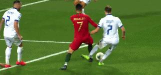 c罗再次上演逆天倒钩,c罗的这一脚倒钩堪称世界杯经典