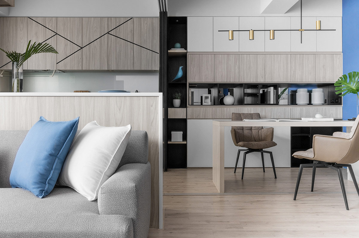 令人愉悦的家居配色,低调舒适质感家居环境