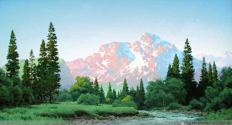 俄罗斯画家画油画海景风景,尤恩乌格罗油画风景作品