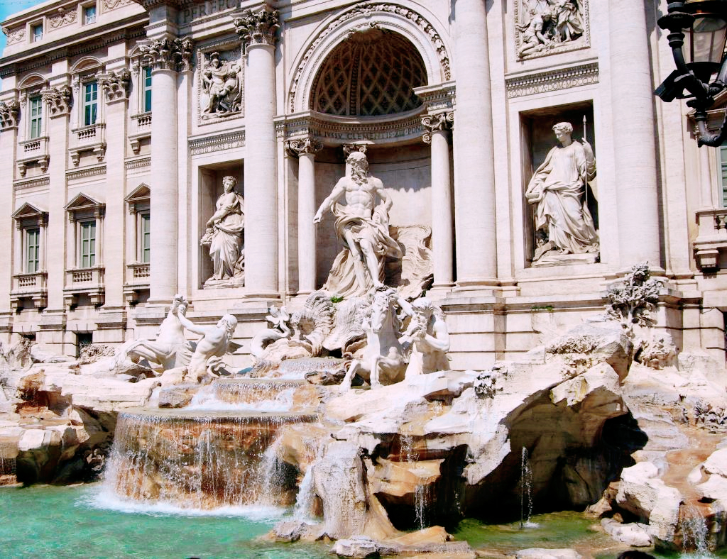 意大利特莱维喷泉和许愿池,罗马特莱维喷泉许愿池