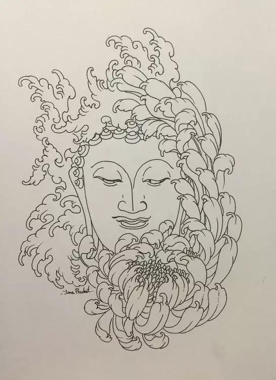 如何画好佛像,各种佛像基础入门画