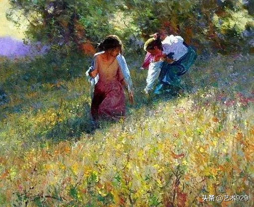 科尔曼油画作品欣赏,卡罗勒斯杜兰油画作品欣赏