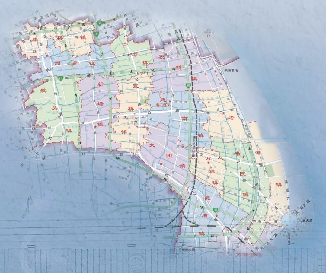 上海市版图演变全过程,上海市区行政地图变迁