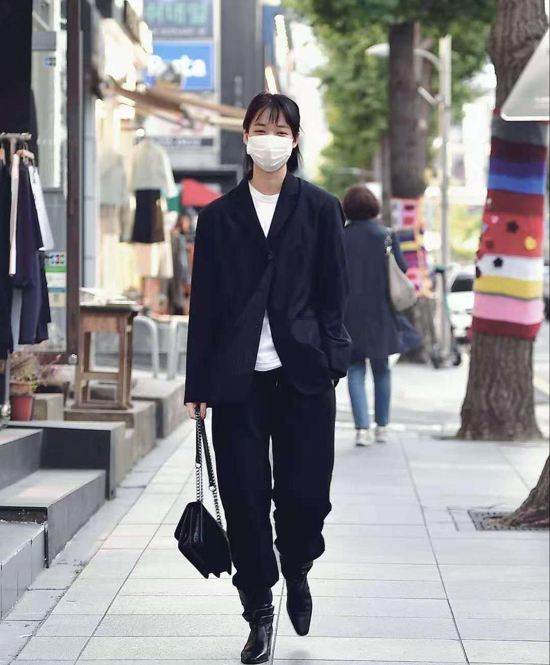 讲真的穿着打扮,肤色黑女生穿衣搭配韩国风