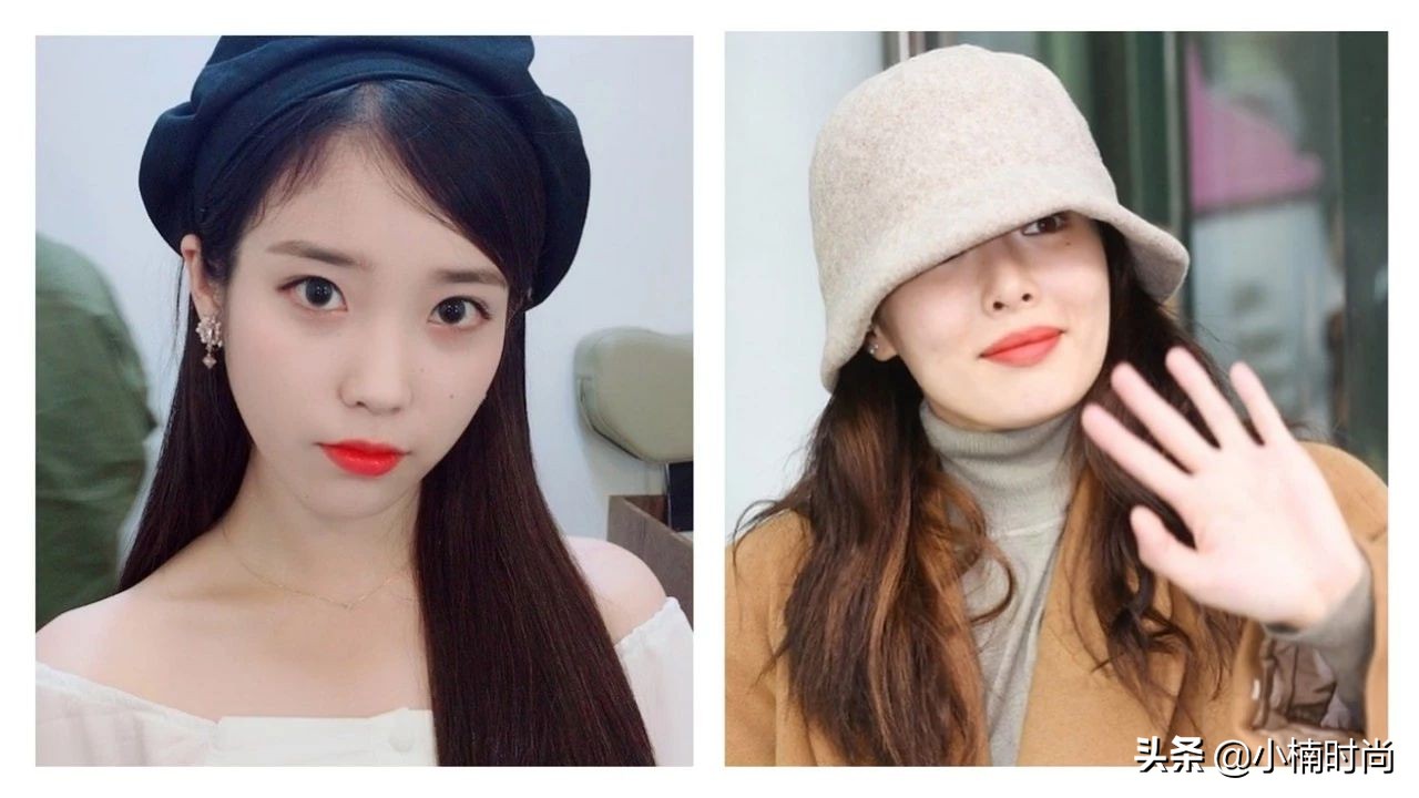 韩星戴的帽子,泫雅iu同款