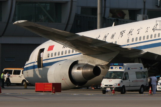 国航变装,国航首架747