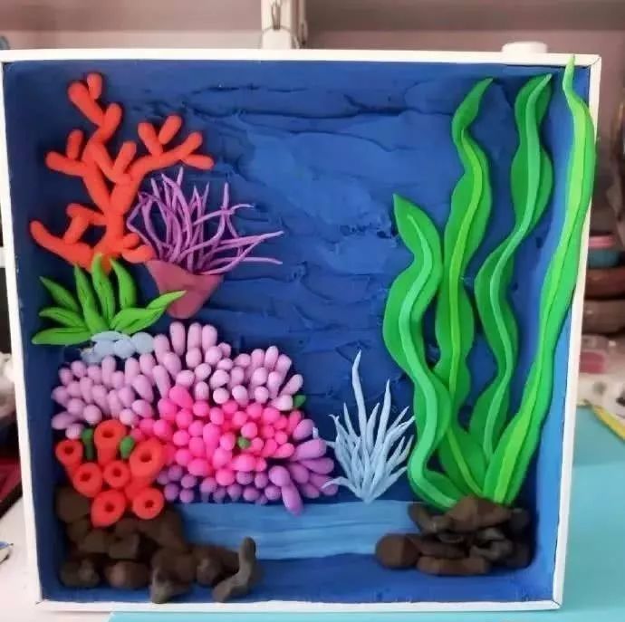 粘土手工100种简单人物在纸上制作,用超轻粘土做的手工又简单又漂亮